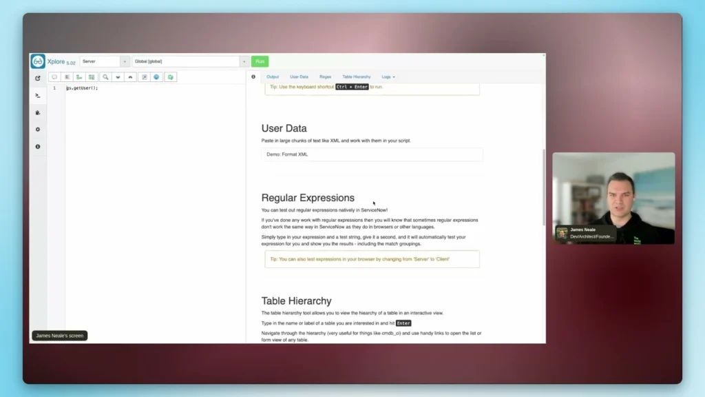 Screenshot of the nullEDGE 2025 Xplore session by James Neale