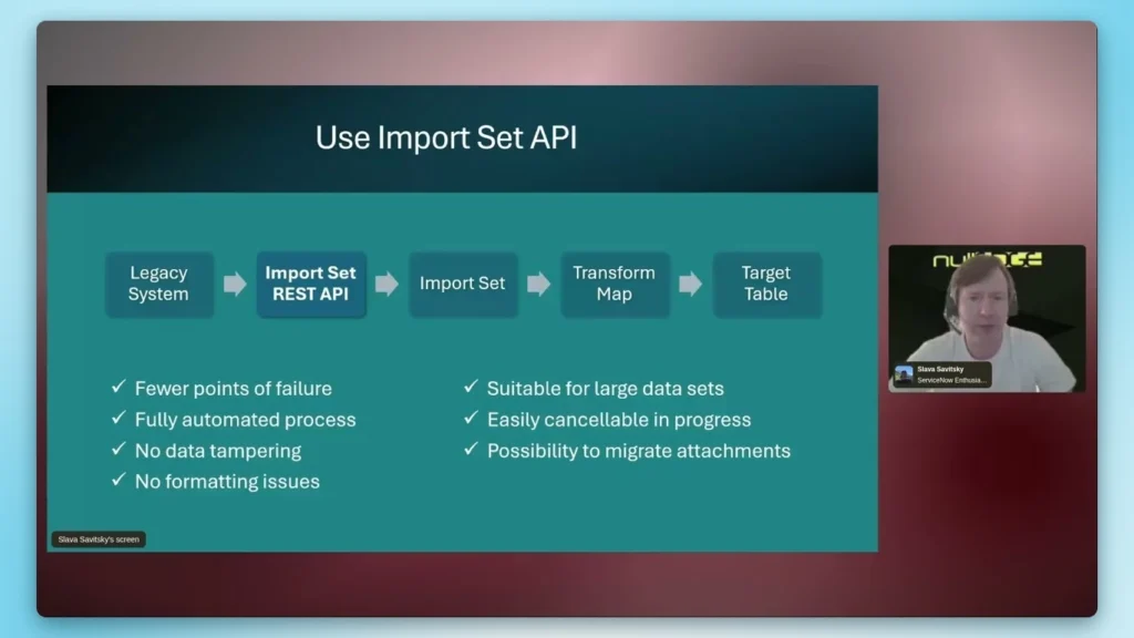 Screenshot of the nullEDGE 2025 Avoiding Data Migration Pitfalls with Slava Savitsky