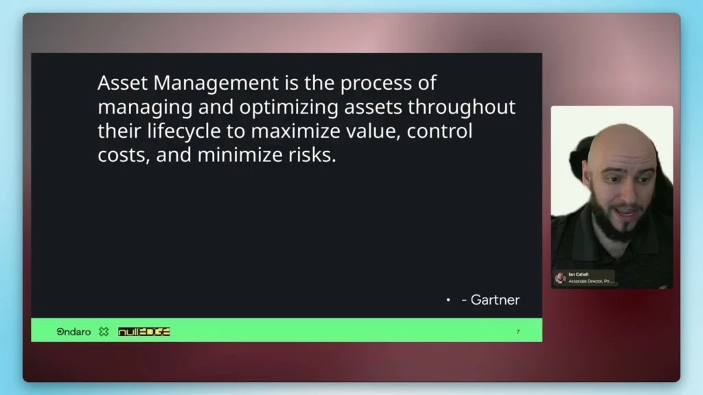 Screenshot of the nullEDGE 2025 Tracking AI Spend using Cloud Cost Management (CCM) with Ian Cahall