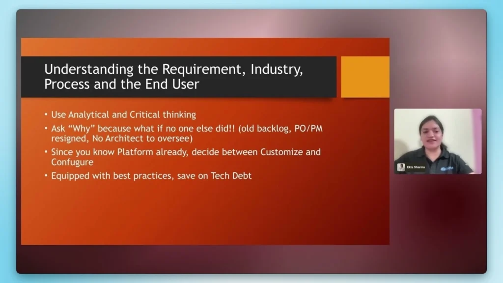 Screenshot of the nullEDGE 2025 Being a Good ServiceNow Dev with Ekta Sharma