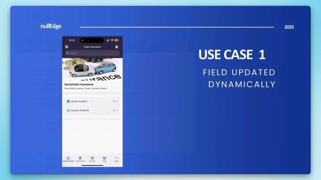 Screenshot of the nullEDGE 2025 ServiceNow Mobile App Builder: Use Cases and Workarounds for Input Form Screens with Jean Emmanual