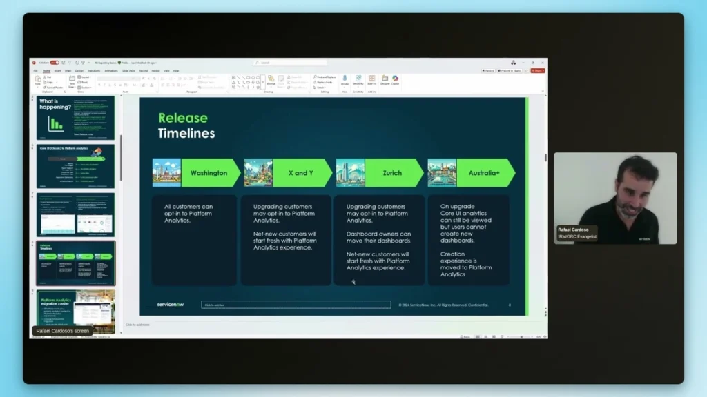 Screenshot of the nullEDGE 2025 Reporting using Platform Analytics with Rafael Cardoso